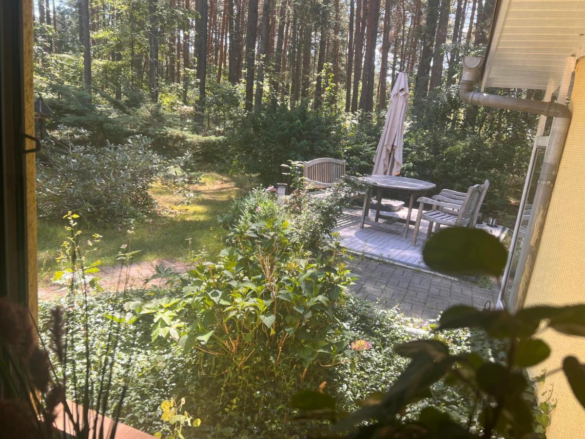 Ferienhaus Im Wald Borkwalde Bagian luar foto