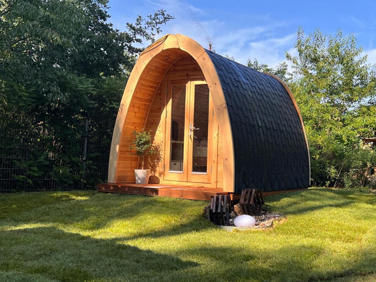 Ferienhaus Im Wald Borkwalde Bagian luar foto