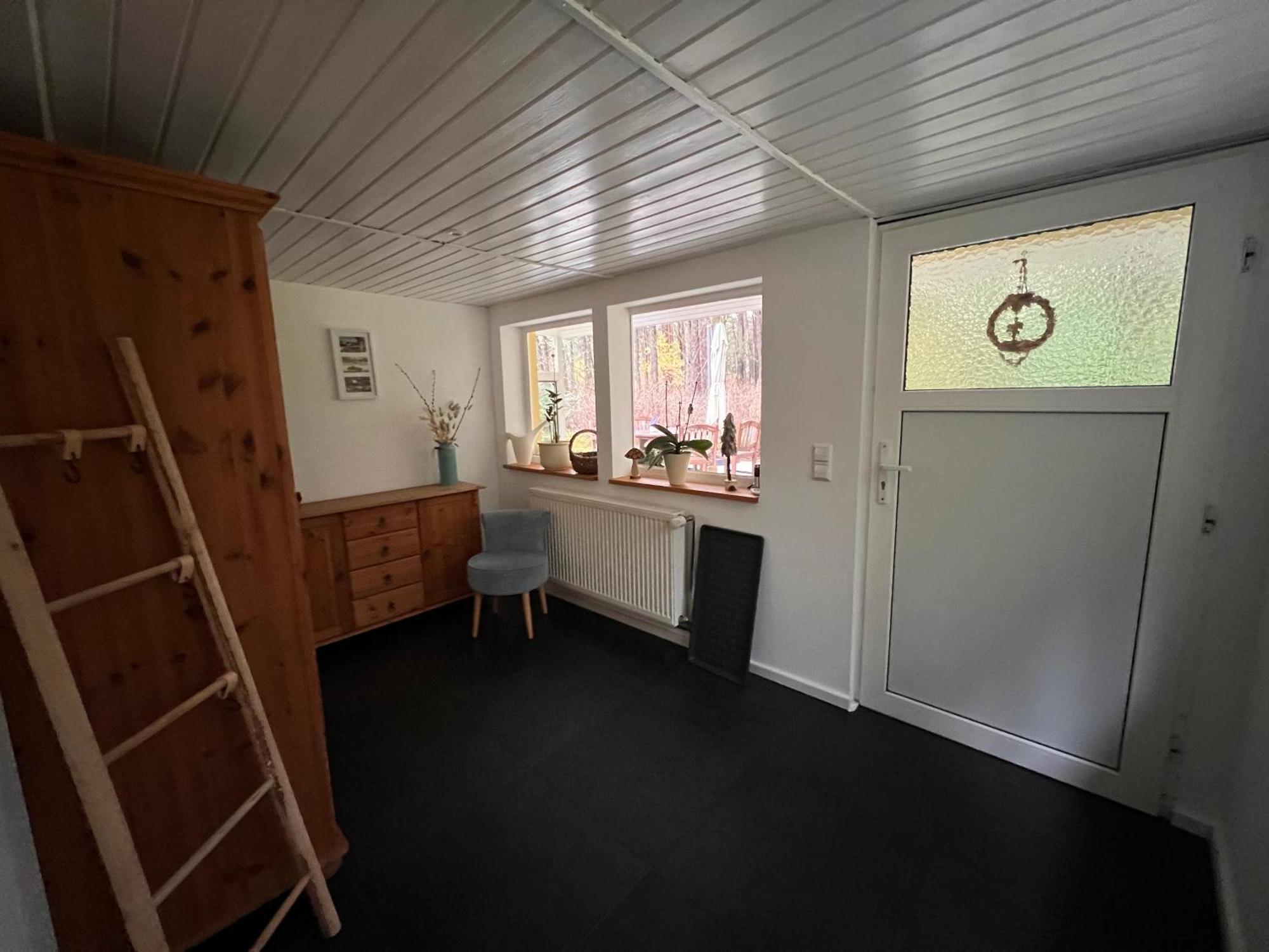 Ferienhaus Im Wald Borkwalde Bagian luar foto
