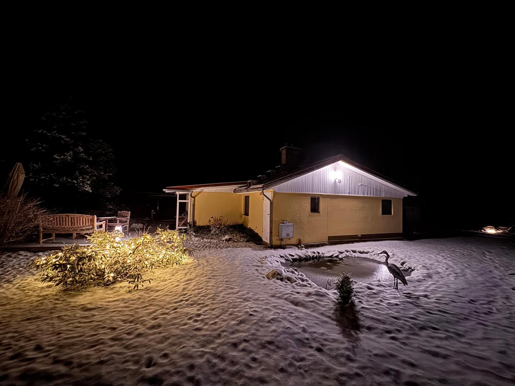 Ferienhaus Im Wald Borkwalde Bagian luar foto
