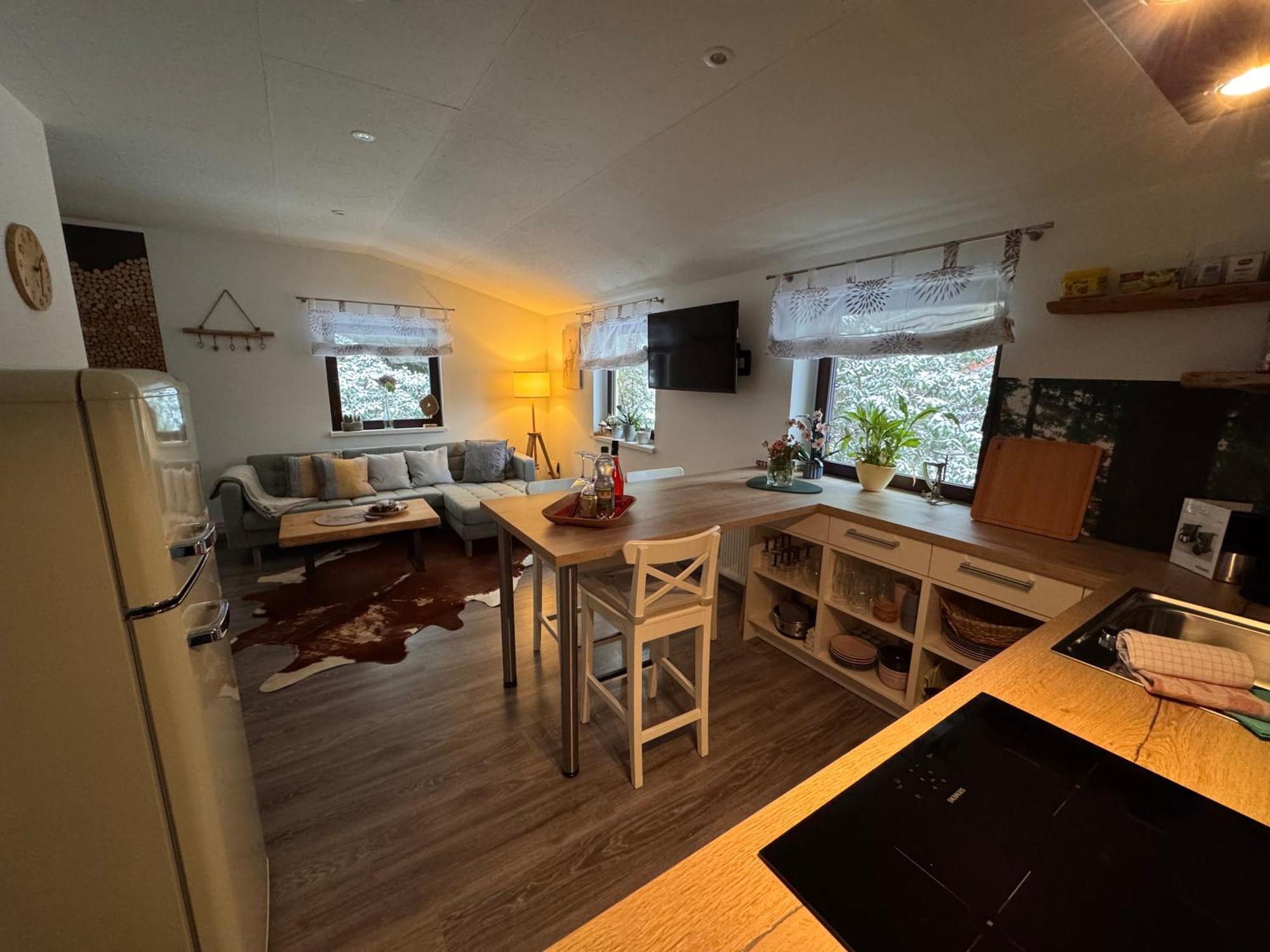 Ferienhaus Im Wald Borkwalde Bagian luar foto