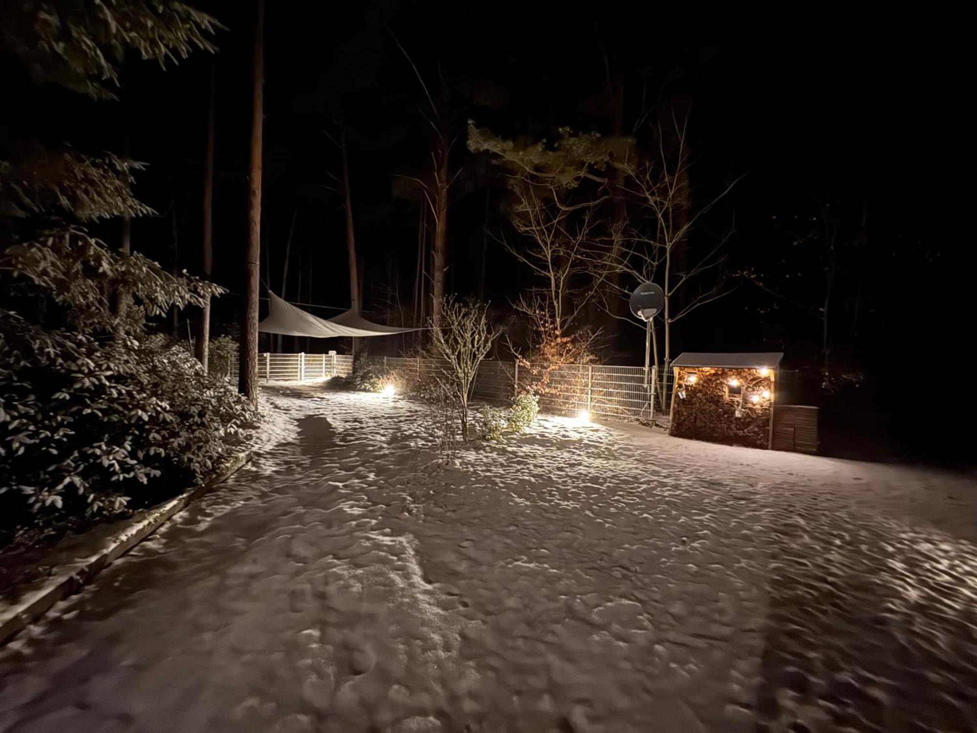 Ferienhaus Im Wald Borkwalde Bagian luar foto